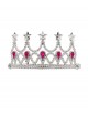 Tiara con piedras preciosas| Ducaval | Envías 24/48 horas 